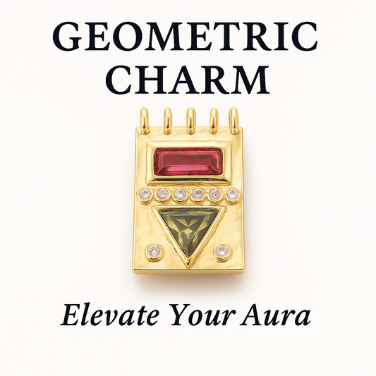 Geometric Tablet Charm – Elevate You Aura