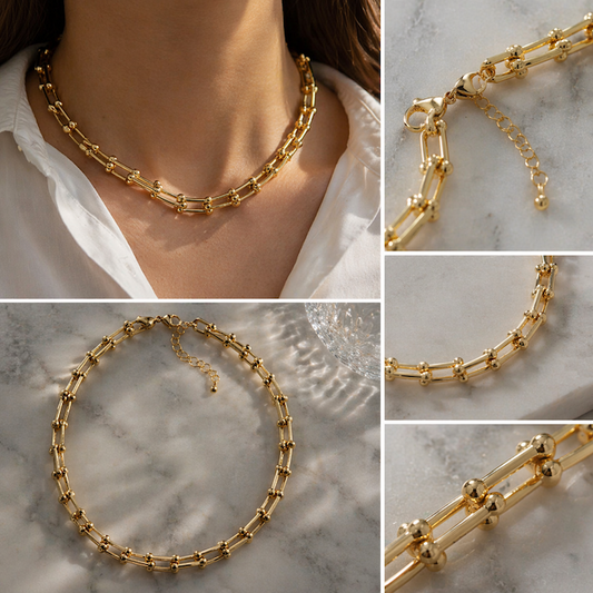 Lovet Lux Link Necklace Bundle - (5 Charms)