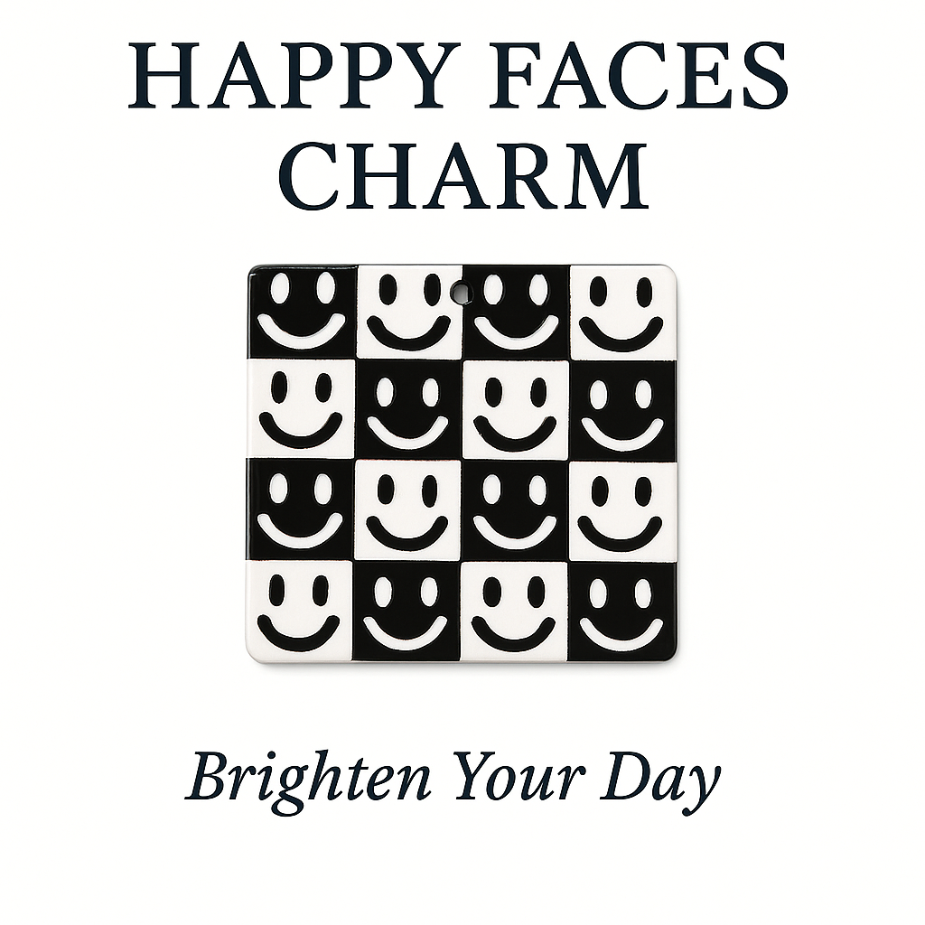 Happy Faces Charm - Brighten Your Day