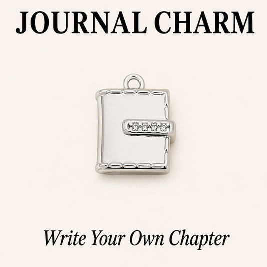 Journal Notebook Charm SILVER