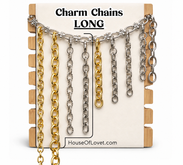 Charm Chain Bundle LONG - (4 Charms)
