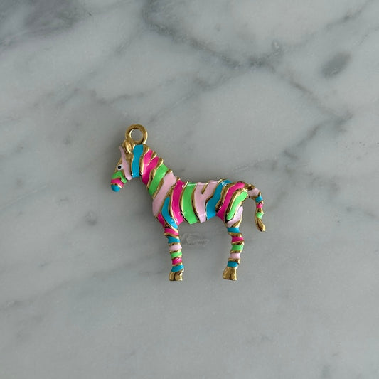 Rainbow Zebra Charm (SURPRISE)