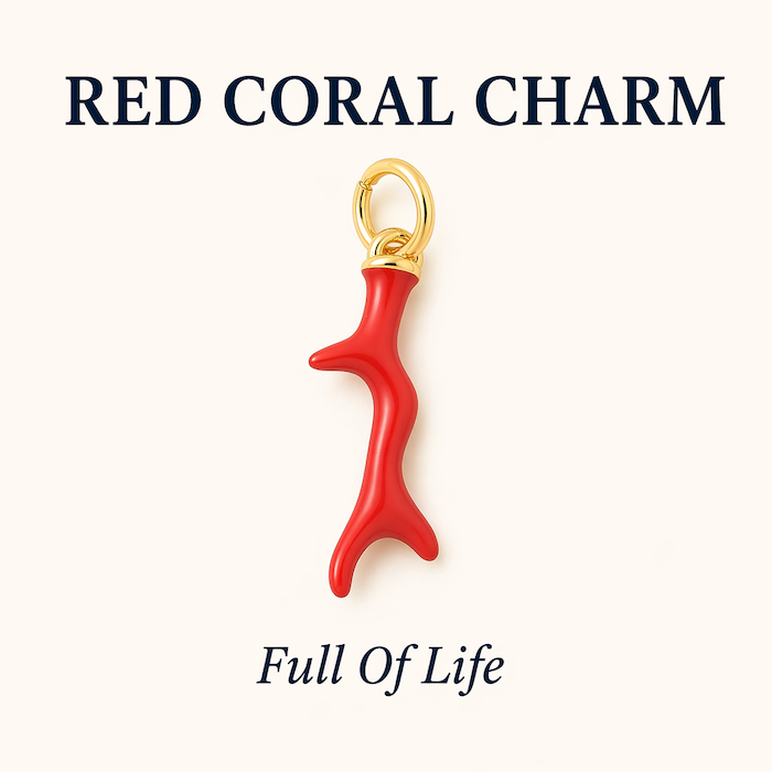 Red Coral Charm