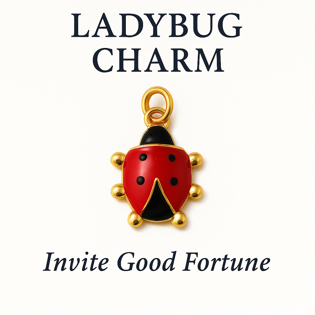 Red Ladybug Charm - Invite Good Fortune