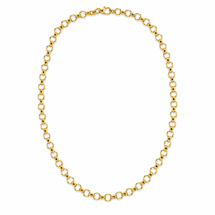 Thick Rolo Gold Necklace Bundle - (Chain + 6 Charms) TT LIVE