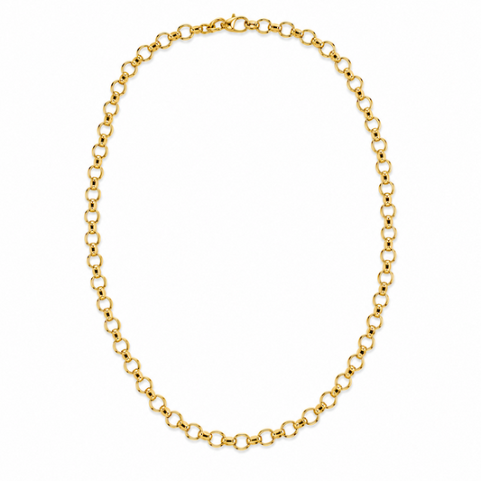 Thick Rolo Gold Necklace Bundle - (Chain + 6 Charms) TT LIVE