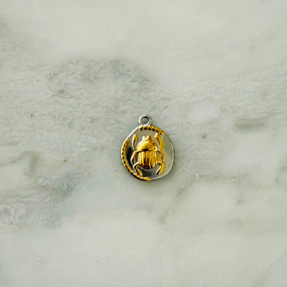 Egyptian Scarab Charm (2 Tone SURPRISE)