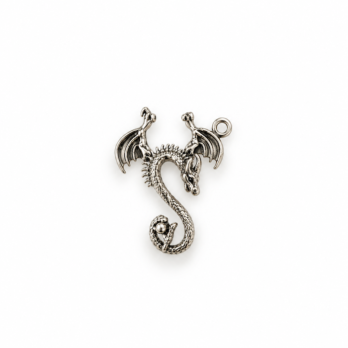 Turkish Dragon Charm SILVER (SURPRISE)