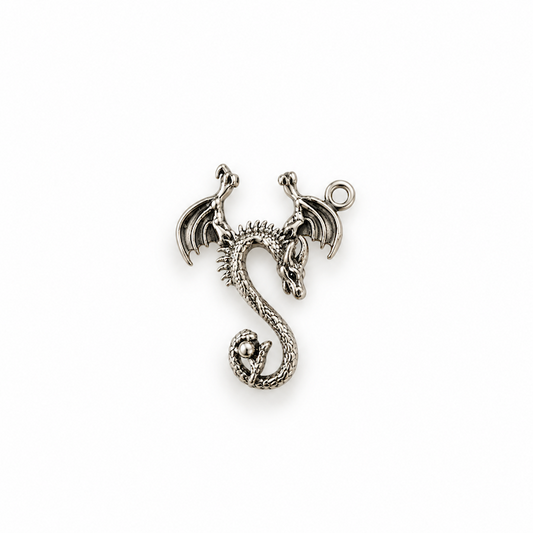 Turkish Dragon Charm SILVER (SURPRISE)