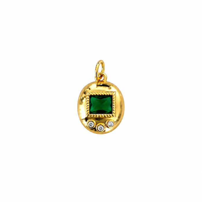 Virtual Pet Charm EMERALD GREEN Charm