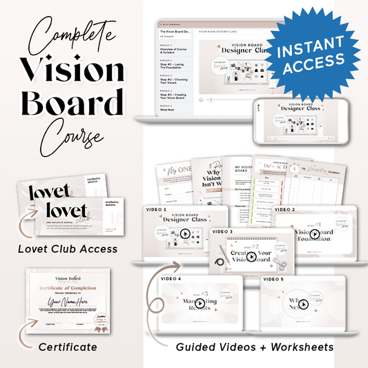 Vision Board Course (Digital)