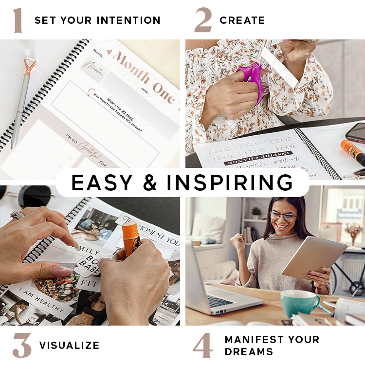 Vision Board Planner [BLACK]