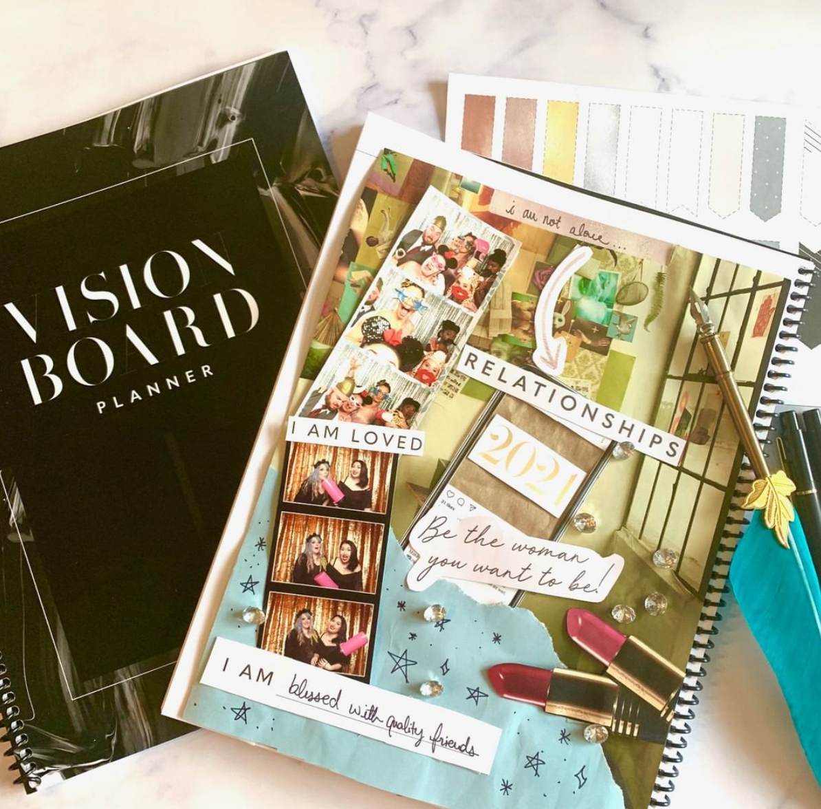 Vision Board Planner [BLACK]
