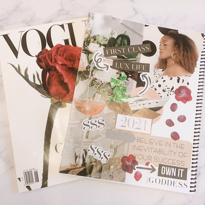 Vision Board Planner [BLACK]