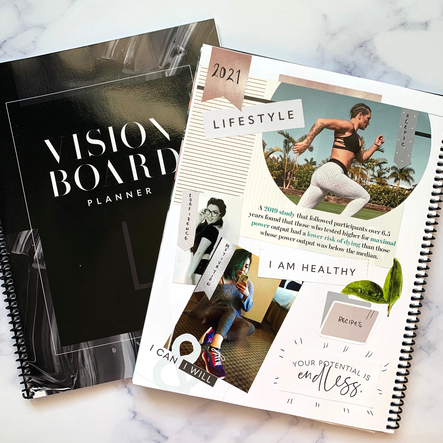 Vision Board Planner [BLACK]
